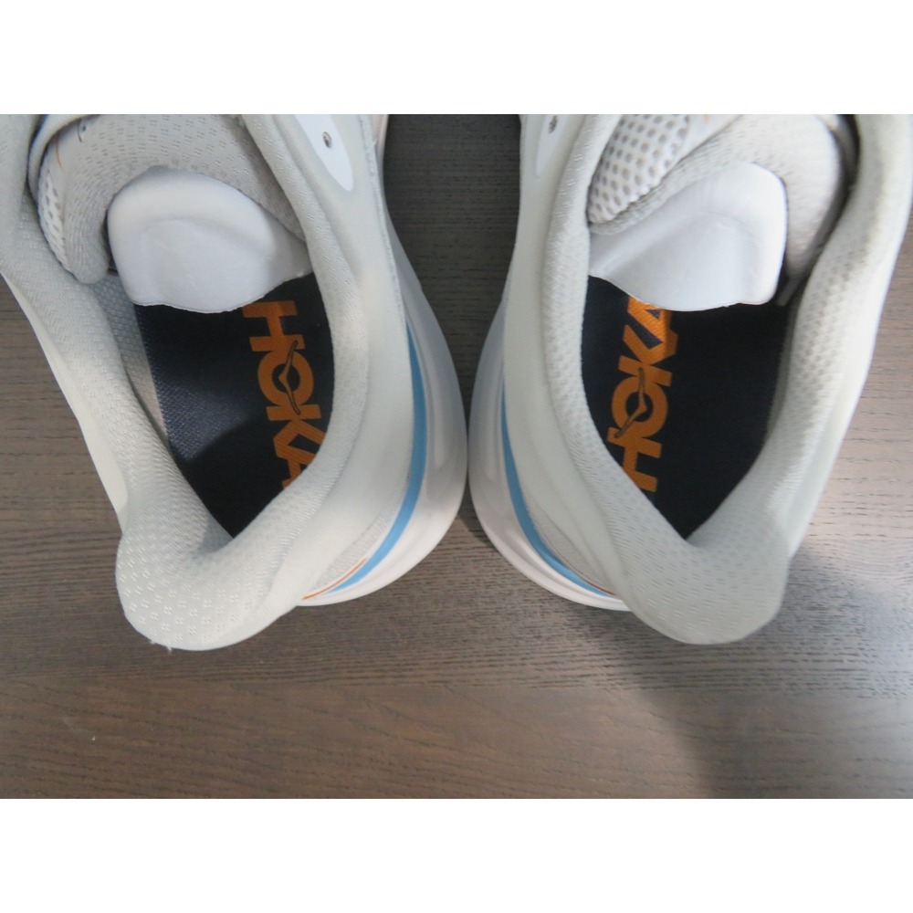 Hoka One One Bondi 9 Mens 9 Shoes Gray Stardust Running Sneaker 1162011 SSTC - Picture 8 of 10